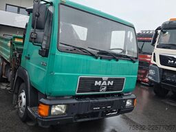 MAN 8.174 / E3 / Kipper Kran Greifer / 2X AHK