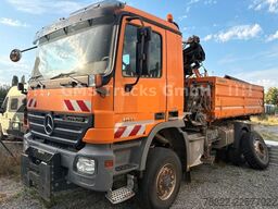 MERCEDES-BENZ Actros 1841 / 4X4 / 13m Hiab Kran / 15ton WINCH
