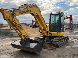 Komatsu PC80MR-5E0 with 3 excavator buckets