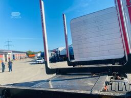 PAVIC Holzauflieger mit Schemel und Rungen