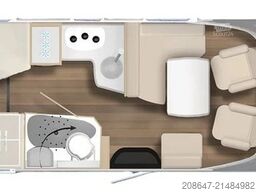 BÜRSTNER B66 TD 690 *Hubbett*Automatik*Markise*Lithium*