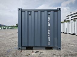 6 Fuß Seecontainer / Anthrazit Lichtgrau / Minicontainer /Baucontainer