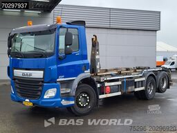 DAF CF 400 6X2 VDL S-21-6200 Hooklift Lift Axle Aut...