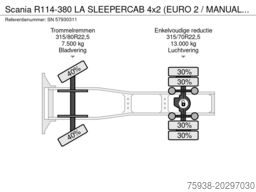 Scania R114-380 LA SLEEPERCAB 4x2 (EURO 2 / MANUAL GEA...