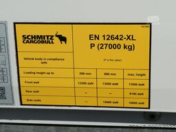 SCHMITZ CARGOBULL SKO 24/ DOPPELSTOCK / ZURRLEISTE / 2 x LIFTACHSE