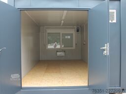 20 ft. Trockenlager 3 m breit mit Doppelflügeltür