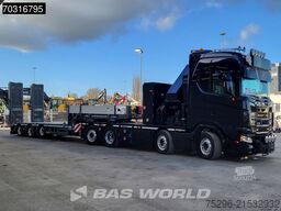 Scania S660 8X2 HMF 9520OK-RCS Crane Kran Fifth wheel ...