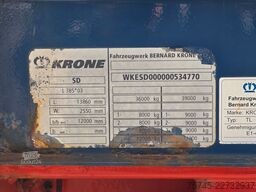 KRONE SD * PLATEAU * BPW * STAHLMATTEN