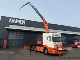 Scania R580 V8 R 580 LB 8x4 HMF 4020-K6 + JIB FJ 600-K4