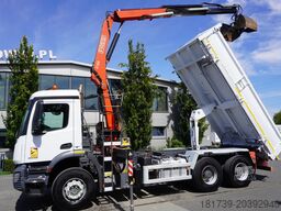 Mercedes-Benz Arocs 2636 / 6x4 / HDS Fassi / 3-Way Tip