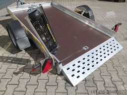 wm meyer Senklift Anhänger direkt befahrbar lieferbar