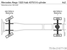 Mercedes-Benz Atego 1323 hiab 4370/3 6 cylinder
