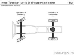Iveco Turbostar 190-48 Zf air suspension leather