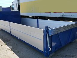  alga, Abrollcontainer, Pritsche, 13m³, Bordwände