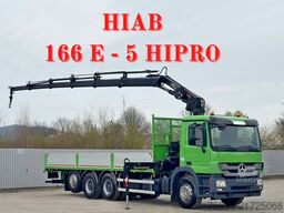 MERCEDES-BENZ ACTROS 3236 * HIAB 166 E-5 HIPRO+FUNK / 8x4