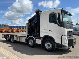 Volvo FH 500 Euro 6 8x2 HMF 95 Tonmeter laadkraan + F...
