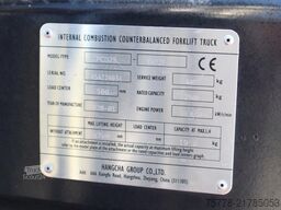 Hangcha CPCD25 | TRIPLEX | 2.5 TON | SIDESHIFT | POSITI...