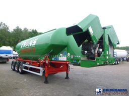 Feldbinder Powder tank alu 40 m3 + engine/compressor