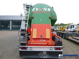 Feldbinder Powder tank alu 40 m3 + engine/compressor
