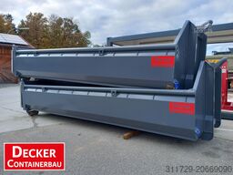 Decker Containerbau Abrollcontainer, Bayernbox, Pendelklappe