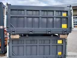 Decker Containerbau Abrollcontainer, Bayernbox, Pendelklappe