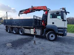 MAN Tridem 8x4 Euro6 Kipper Kraan Fassi F365