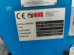 Scania P360 8x2 Tridem container Crane HIAB 244