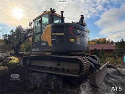 Volvo ECR145EL Crawler Excavator – 3 Buckets, Tiltrotato