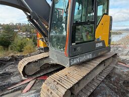 Volvo ECR145EL Crawler Excavator – 3 Buckets, Tiltrotato