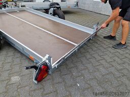 Agados Senklift Maschinen Motorrad Transport