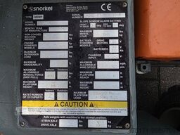 Snorkel A38E As-Is, Electric, 13.5m Working Height, 6.1m R