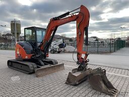 Hitachi ZX48U-5A CLR with 3 excavator buckets