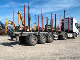 DOLL H3L-14XL Tri/A Log Trailer / Ausziehbar