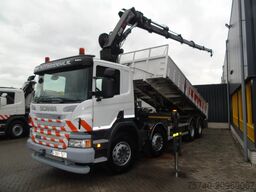 Scania P400 + 8x4 + HIAB CRANE + TIPPER