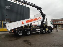 Scania P400 + 8x4 + HIAB CRANE + TIPPER