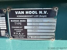 Van Hool 20 Ft Container Chassis, Full Steel, Perfect Co...