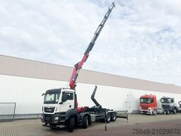 MAN TGS 35.480 8X4 BL TGS 35.480 8X4 BL, Intarder, Kran HMF 3220-K6, 4-fach Abstützung, Funk