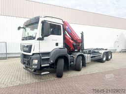 MAN TGS 35.480 8X4 BL TGS 35.480 8X4 BL, Intarder, Kran HMF 3220-K6, 4-fach Abstützung, Funk