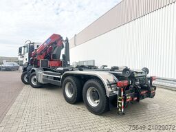 MAN TGS 35.480 8X4 BL TGS 35.480 8X4 BL, Intarder, Kran HMF 3220-K6, 4-fach Abstützung, Funk