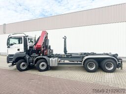 MAN TGS 35.480 8X4 BL TGS 35.480 8X4 BL, Intarder, Kran HMF 3220-K6, 4-fach Abstützung, Funk
