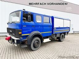 Iveco-Magirus 120-23 AW 4x4 Doka 120-23 AW 4x4 Doka, V8-Motor, Gerätewagen, Seilwinde