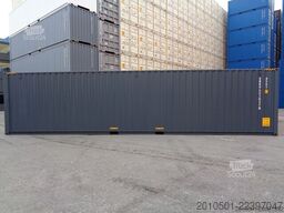 40 Fuß High Cube Seecontainer / one Way Anthrazit / Lagercontainer / 12 Meter