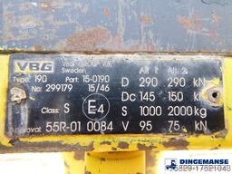 Adcliffe 2-axle drawbar platform trailer 7 t
