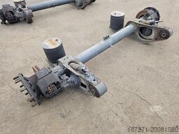 SAF TRAILER AXLE SINGLE TIRES DISC BRAKES.