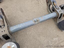 SAF TRAILER AXLE SINGLE TIRES DISC BRAKES.