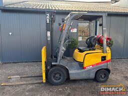 TCM FHG15T3 Duplex mast - freelift - LPG - TOP cond...