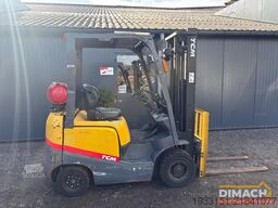 TCM FHG15T3 Duplex mast - freelift - LPG - TOP cond...