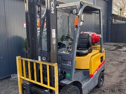 TCM FHG15T3 Duplex mast - freelift - LPG - TOP cond...