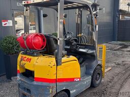 TCM FHG15T3 Duplex mast - freelift - LPG - TOP cond...