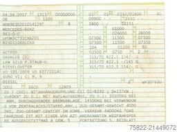 MERCEDES-BENZ Actros 2548 /Spitzer Silo Food Getreide /LKW+ANH